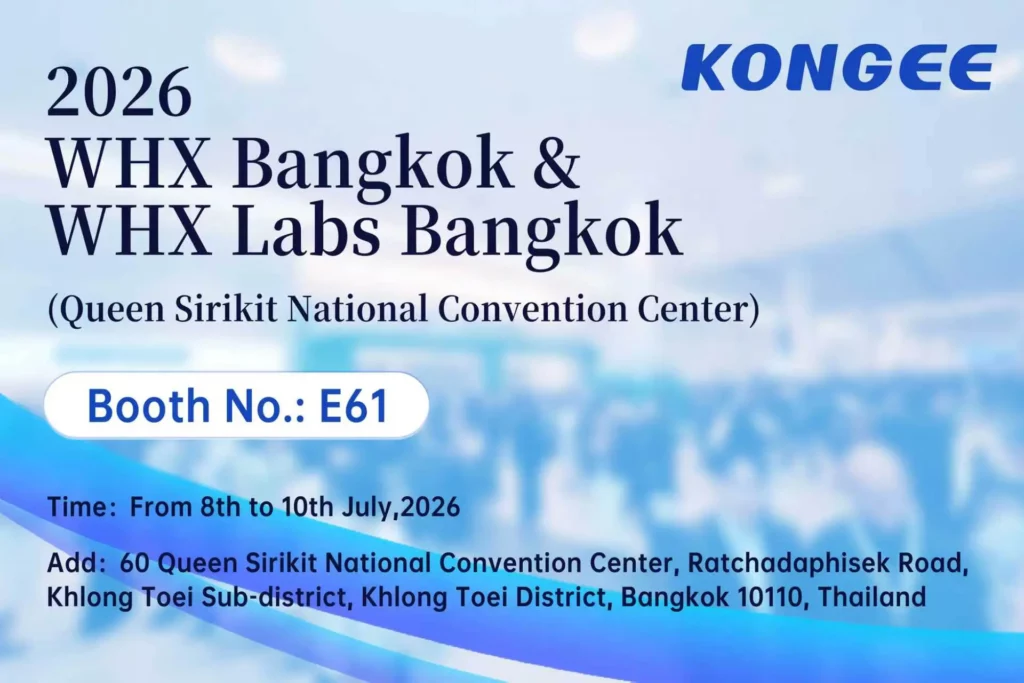 KONGEE Medical Booth E61 at 2026 WHX Bangkok